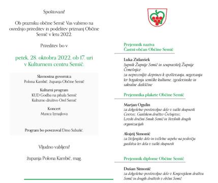 Vabilo 28.10.2022 splet